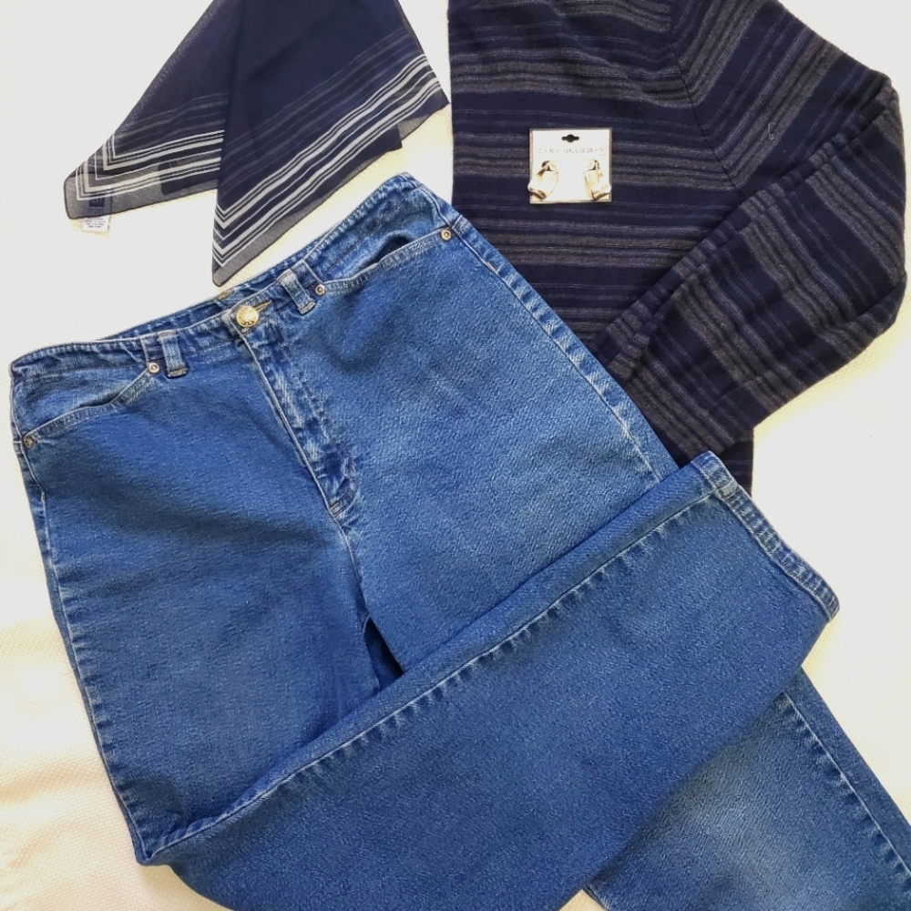 Women's high waisted vintage pants